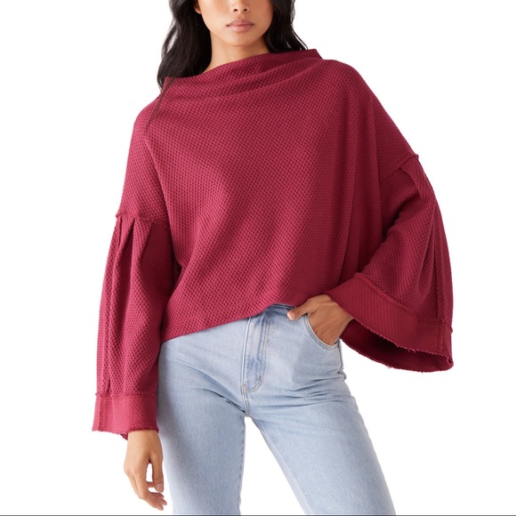 Free People Sweaters - Free People Bunny Top Pomegranate